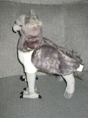Harry Potter Gray Hippogriff Buckbeak Plush Universal Studios